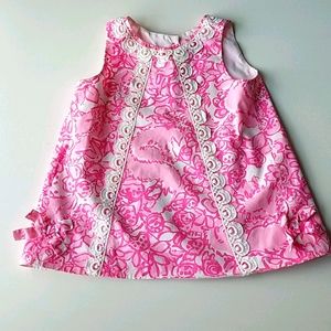 Lilly Pulitzer pink dress 18-24 months